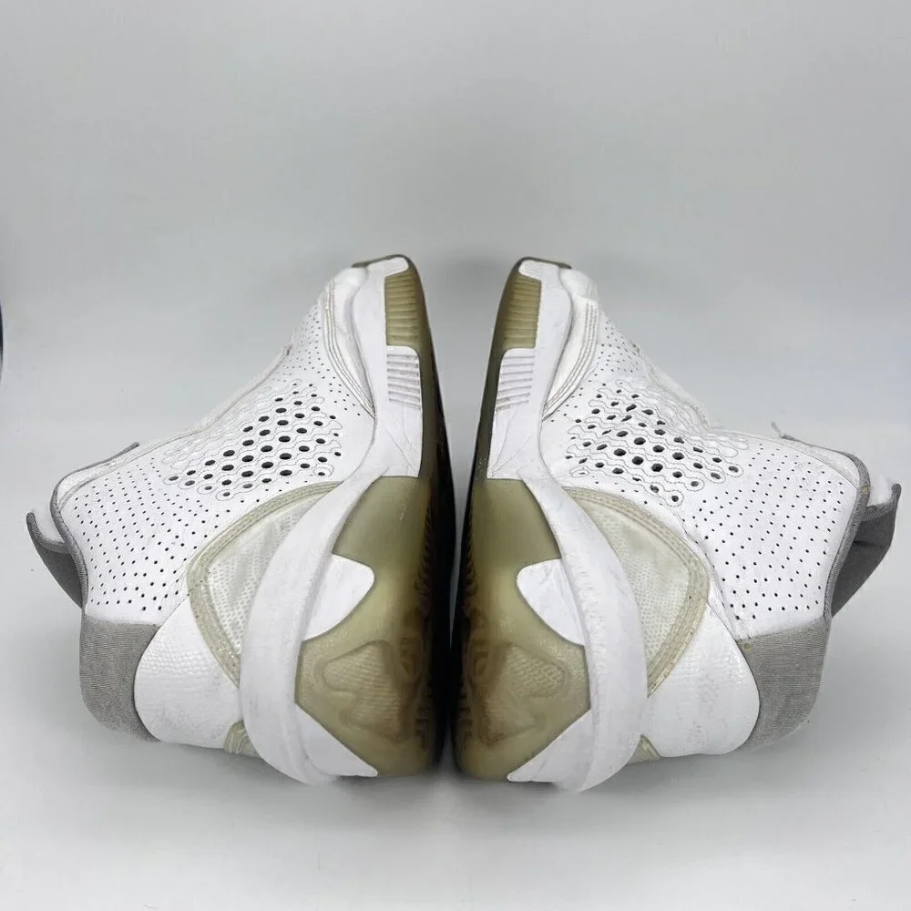 Nike Air Jordan 2010 Dwayne Wade Men Size 11 Shoes White Grey 415093-103